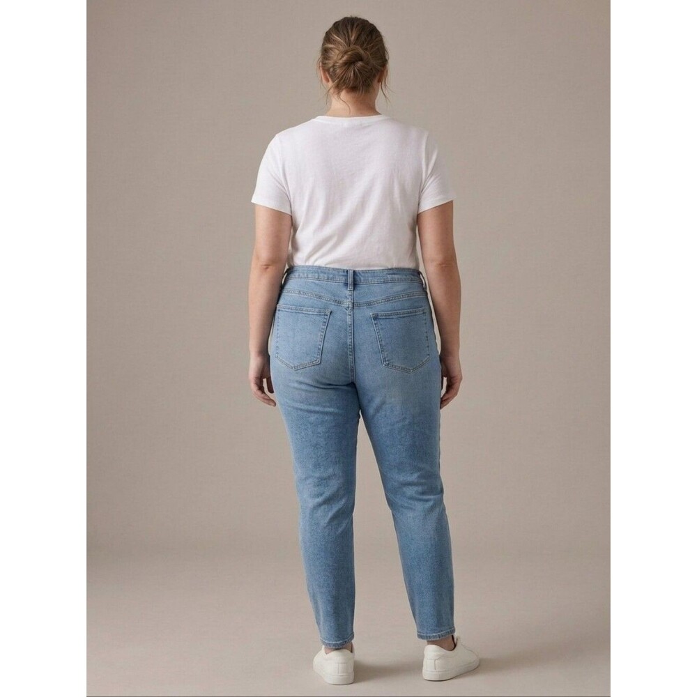 Kirkland Women's Blue High-Rise Stretch Skinny Jeans Classic Denim Size 20 (XXL) - Picture 10 of 12